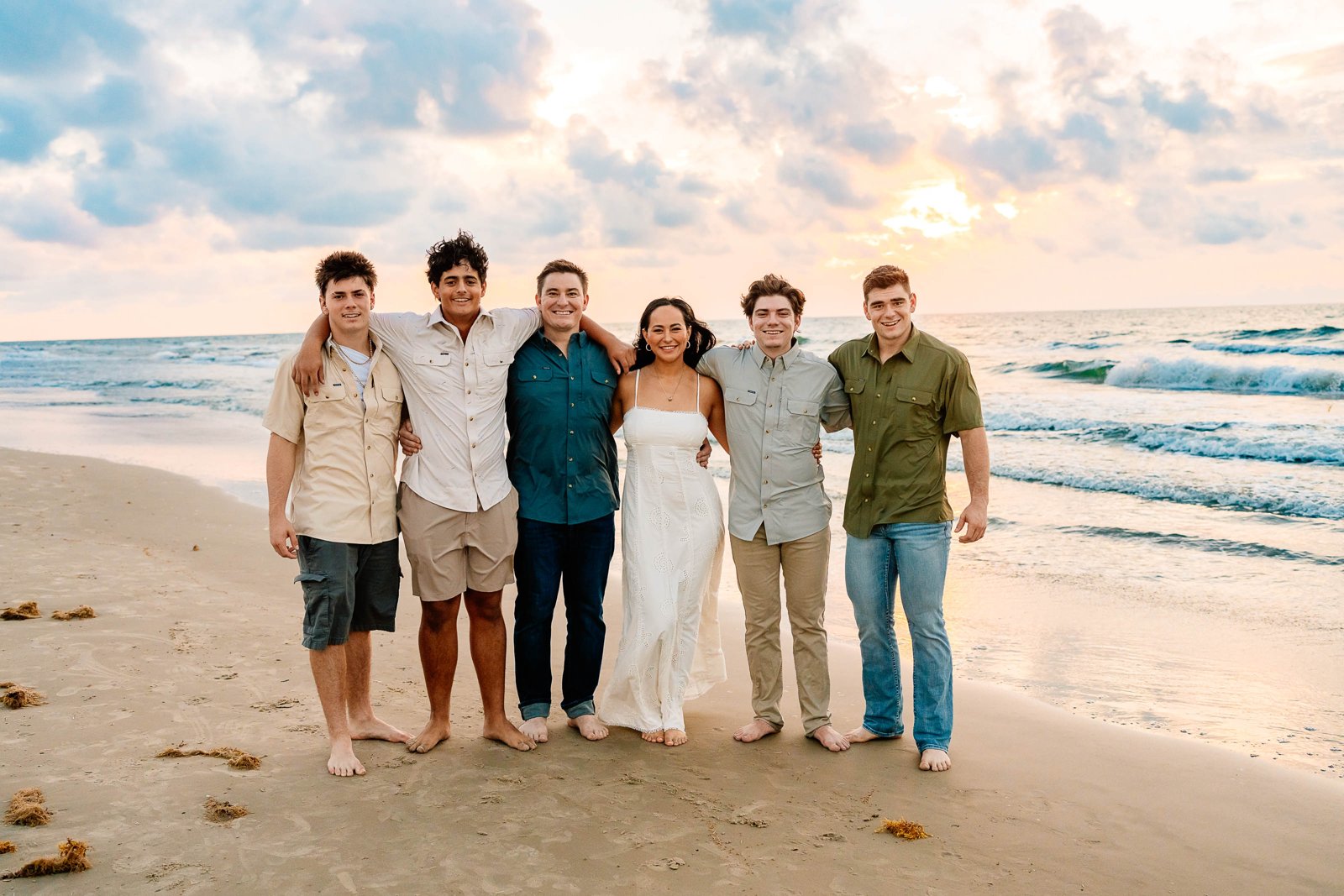 Dr. Ashley Smith, Krystal Smith and their four sons in 2026